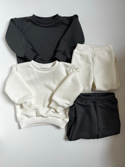 Свитшот + штанишки oversized графит