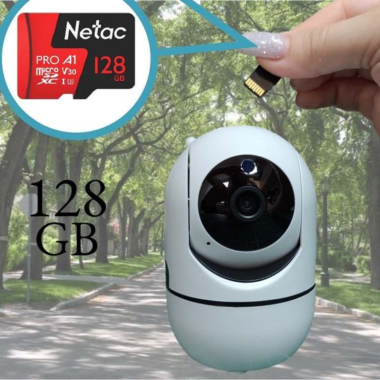 Карта памяти micro SD 128Gb для WiFi видеокамеры, 4G камеры и видеорегистратора