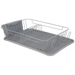 Сушилка для посуды, Серая 42,5*30,5*10 см