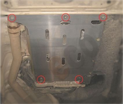 Защита ALFeco АКПП BMW Х6 F16, V-3,0 AT (2015-) (Алюминий 4 мм) арт.ALF3421AL