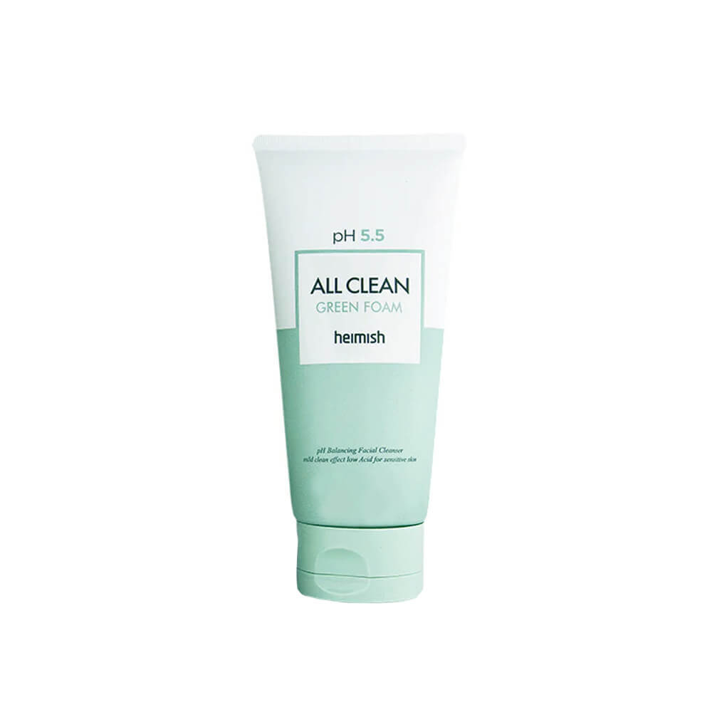 Слабокислотный гель для умывания для чувствительной кожи Heimish pH 5.5 All Clean Green Foam 30 мл 30 мл
