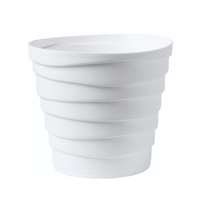 Кашпо "Бархан" (0,9л) Цв. Белый