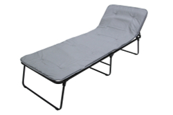 Кровать раскладная Надин п/мягкая лист 10мм арт.С408/71 (цвет ткани серый рис.без рисунка (1 шт. в уп.)