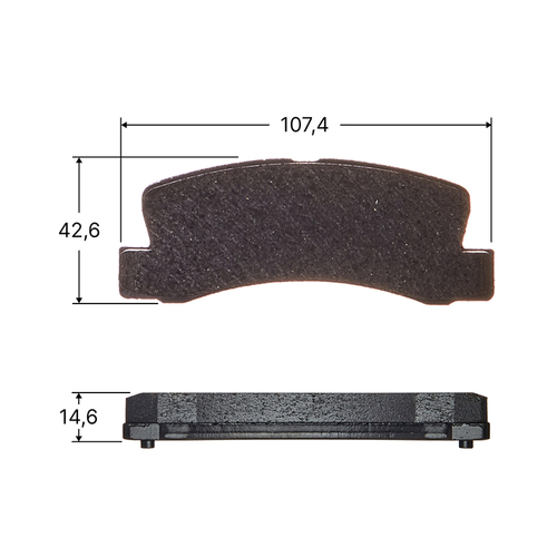 Колодки тормозные дисковые Avantech задние Замена для арт. AV921, AV987 AV798