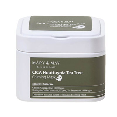 Mary&May Cica Houttuynia Tea Tree Calming Mask 30шт