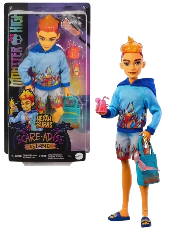 Кукла Монстр Хай Scare Adise Island Хит Бернс HRP69