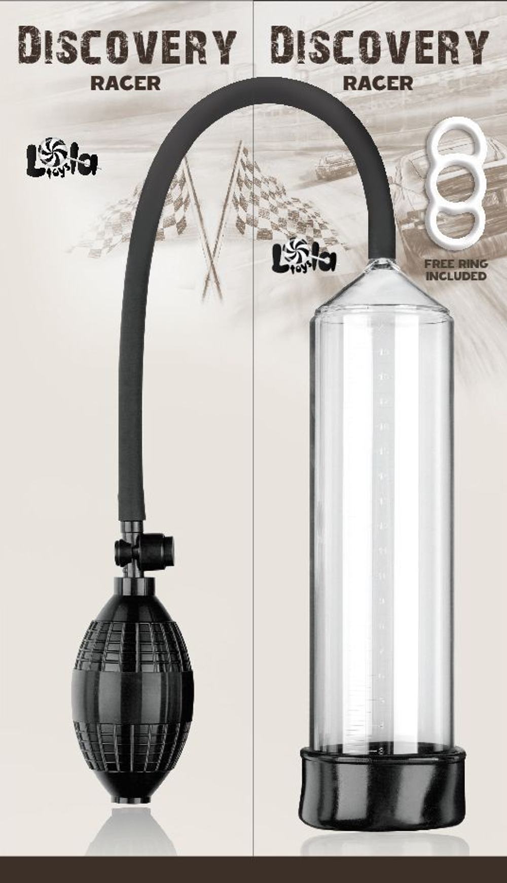 Вакуумная помпа Lola Games Discovery Racer, рабочая длина 22 см