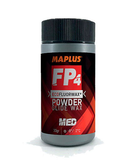 Перфторированный порошок-ускоритель Maplus FP4 MED S Moly (PFOA-free) (для нового мелкого снега и грязи) (-2°С /-9°С) 30гр. арт.841SMN