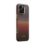 Гибридный чехол из арамидного волокна с поддержкой MagSafe PITAKA Military-Grade Protective Case Sunset · Moonrise для iPhone 16 Pro