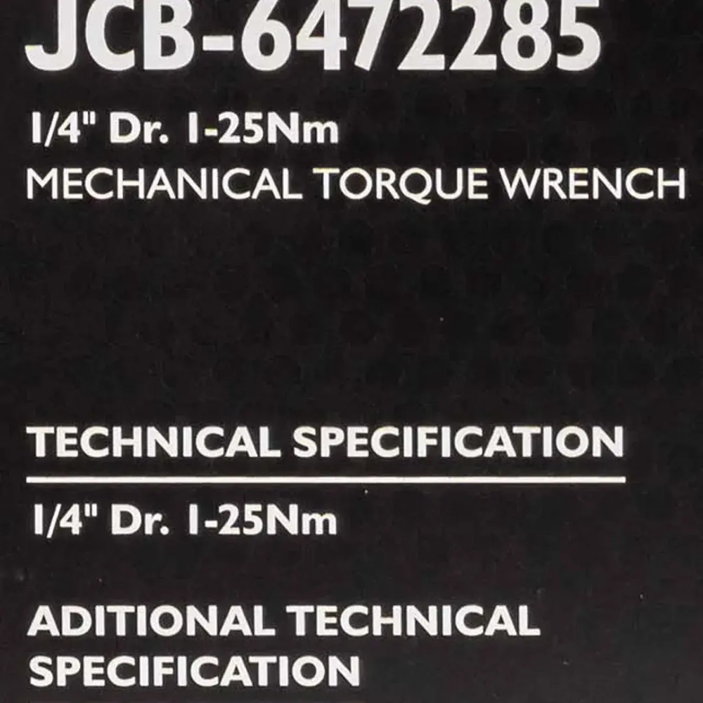 Ключ моментный 1-25Нм, 1/4'' JCB JCB-6472285