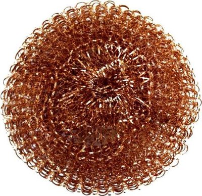 Металлическая мочалка "Хорошая" (медная) 3шт