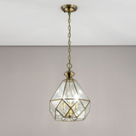 Citilux Витра-1 CL442130 Люстра подвесная витражная Бронза