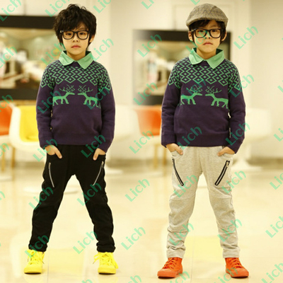 Брюки однотонные с карманами и металлическими молниями