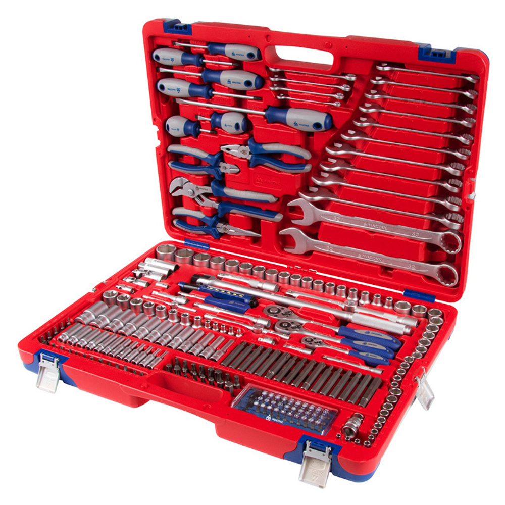 МАСТАК (01-212C) Набор инструментов универсальный, 212 предметов