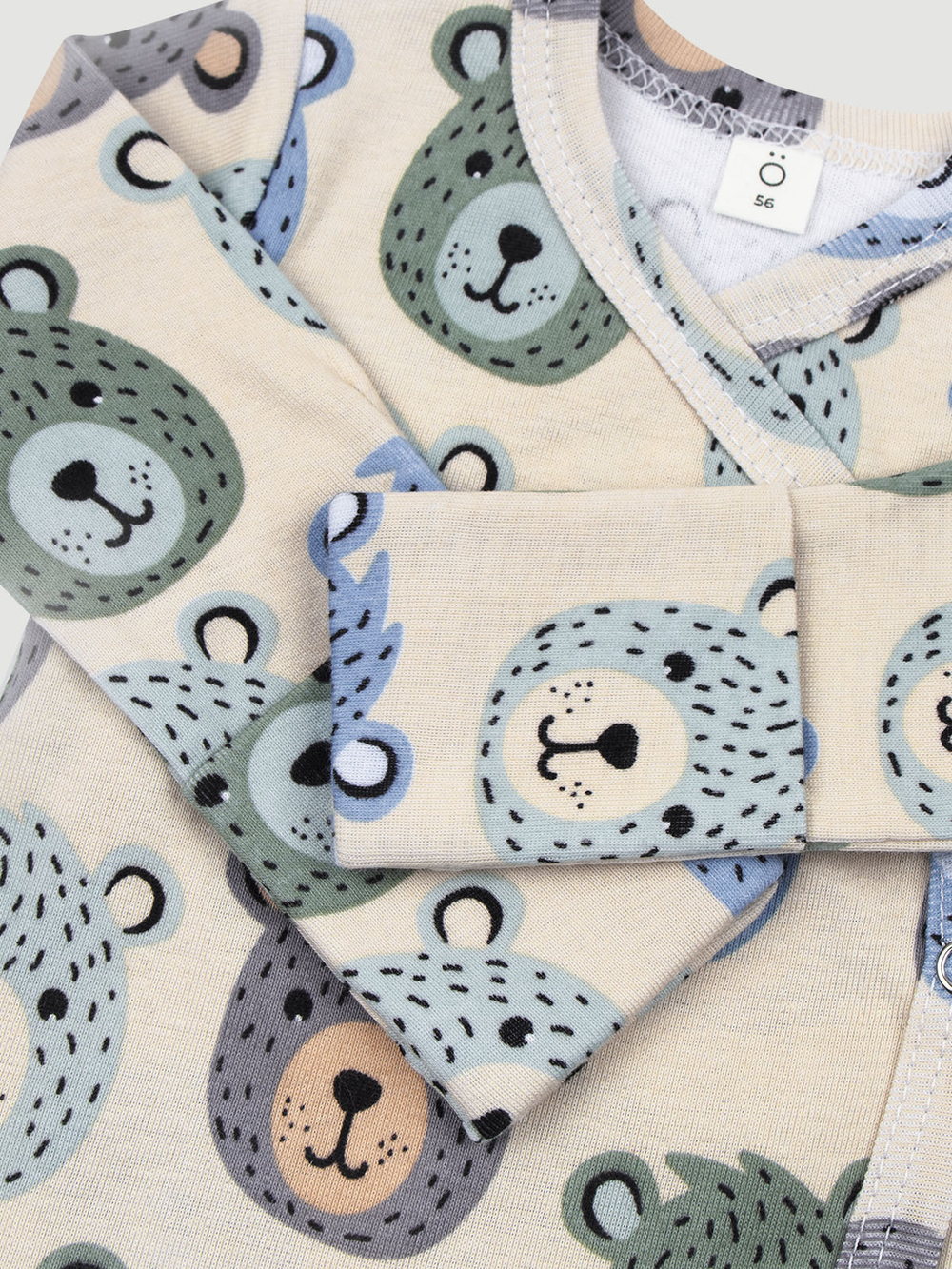 Распашонка Mjölk Grizzly Bears, уценка