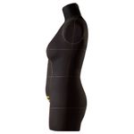 Манекен портновский Моника, торс, размер 48, цвет черный. Вид сбоку.