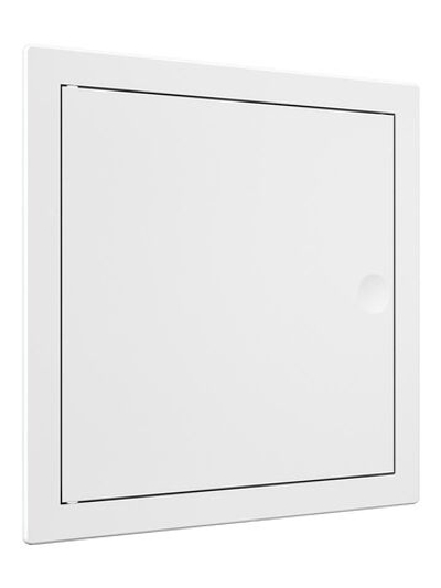 Люк ревизионный LN фланец 100х100 нажимной 120х120 пластик EVECS