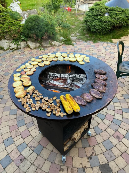 Дровяной гриль-очаг Elbrus Grill Казбек 1200