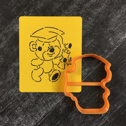 Мишка ученик №1