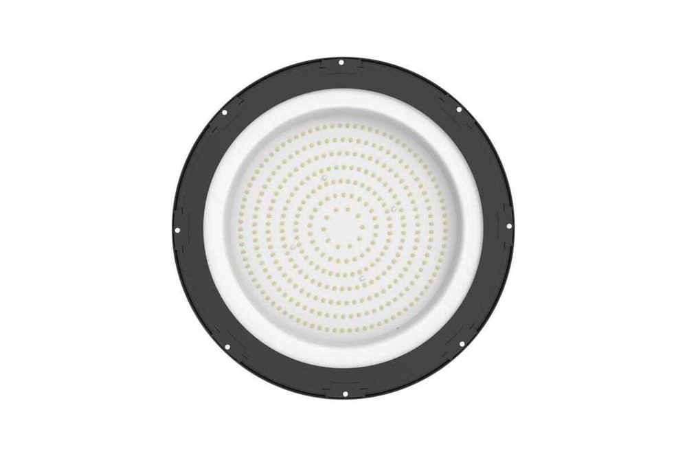 Светильник LED ДСП для высоких пролетов IB 02 S 150W W 850 BK PC 337x337x89,8мм 150Вт  5000К IP65 High Bay Русский Свет 16090223139