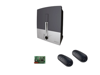 Комплект автоматики для откатных ворот на основе привода BXL04AGS (встроенный блок управления ZN6, радиоуправление)