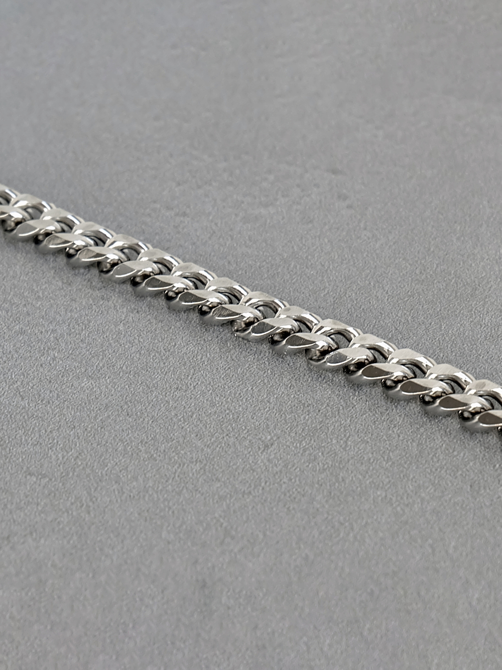 Мужской браслет из стали, панцирное плетение