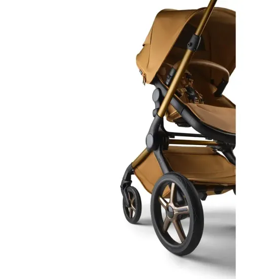 Коляска 2 в 1 Bugaboo Fox 5 Complete Noir Limited Edition (Amber Glow)
