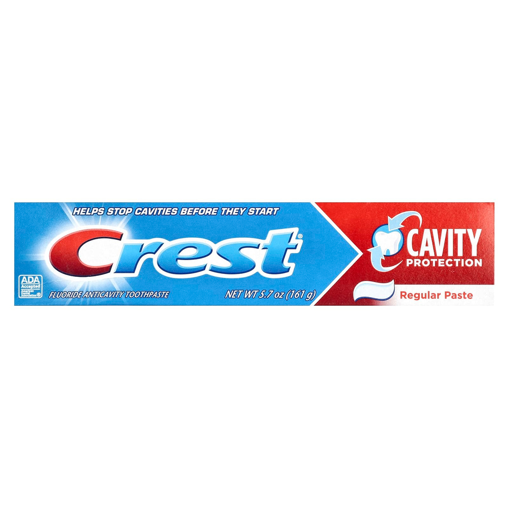 Crest, Cavity Protection, зубная паста с фтором, обычная, 161 г (5,7 унции)