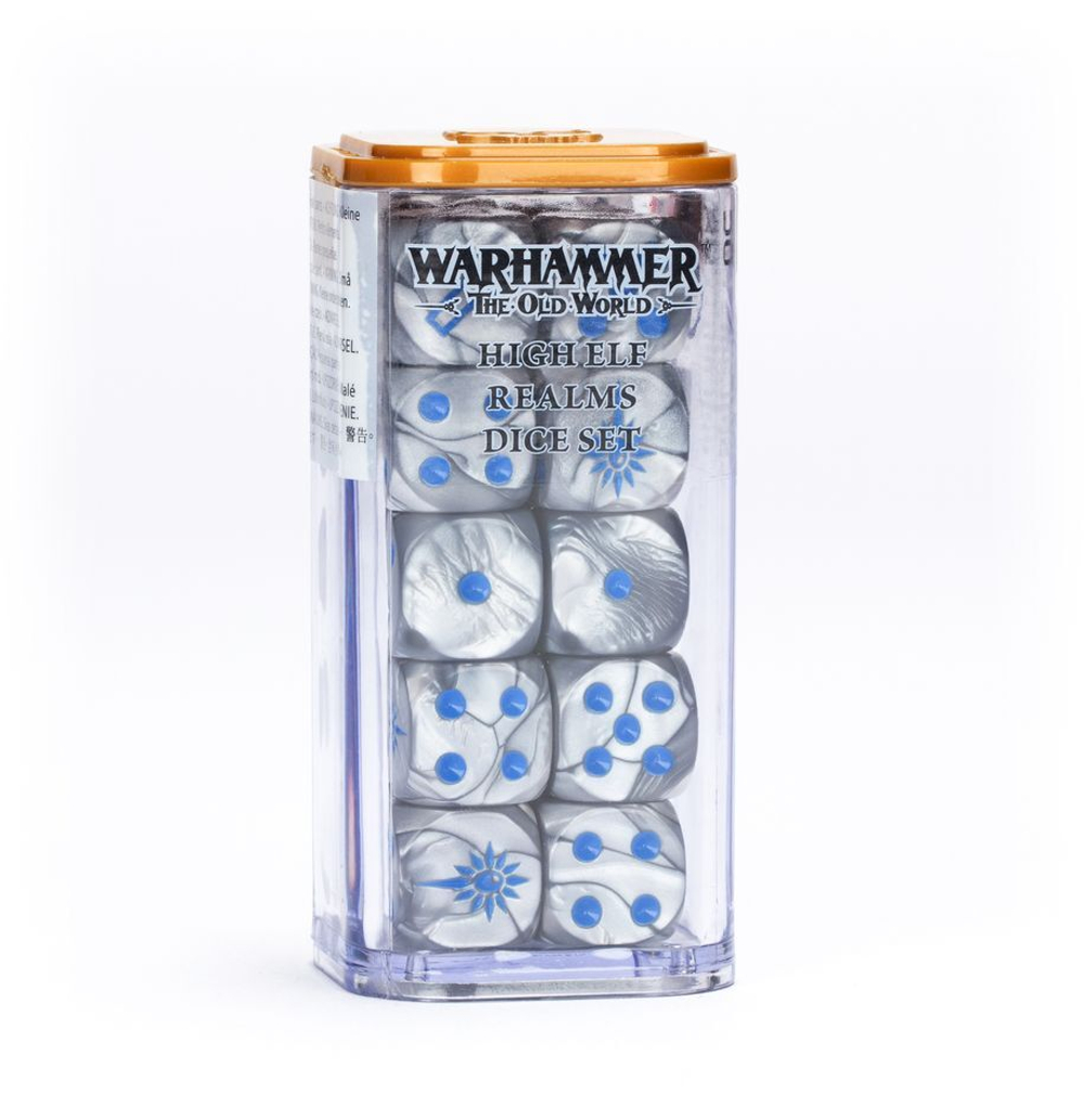 Набор кубиков Warhammer the Old World: High Elf Realms Dice Set