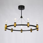 Люстра MD18001040-9A gold/black