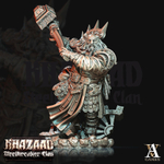 Grand Alliance Order  Dwarfs Дварф воитель с молотом миниатюра для dnd, днд, pathfinder, фентези, Настольная игра, НРИ, Варгейм, РПГ