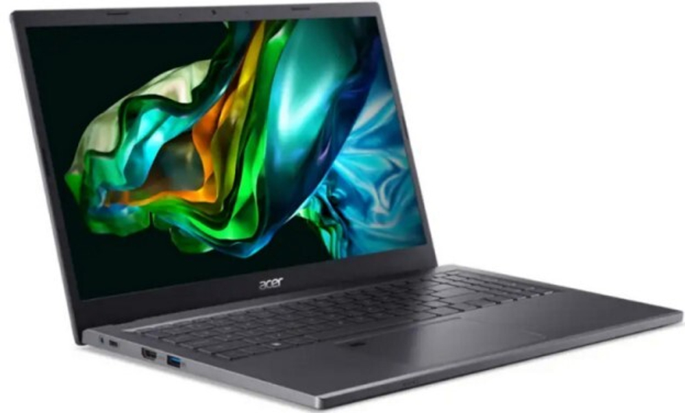 Ноутбук  Acer Aspire 5A515-58GM 15.6 ", Core i5, 8 Гб RAM, 512 Гб SSD, UHD Graphics, Серый