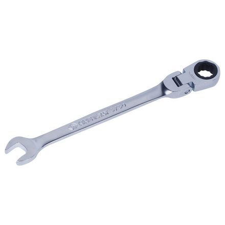 Цена на KING TONY (373009M) Ключ трещоточный комбинированный с шарниром 9 мм