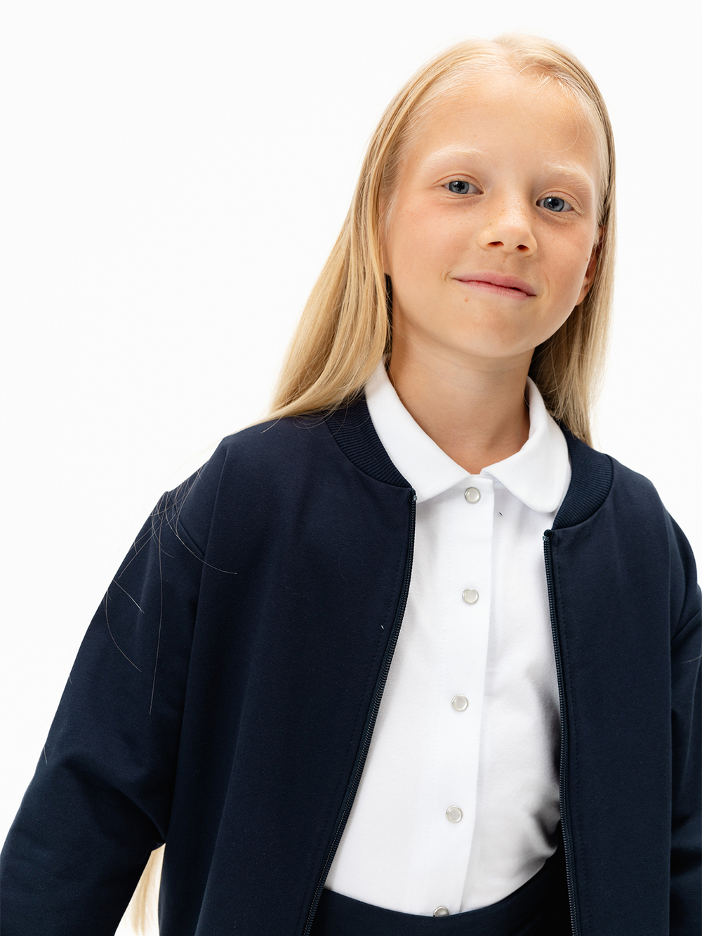 ПРЕДЗАКАЗ Рубашка с круглым воротником Mjölk Белый