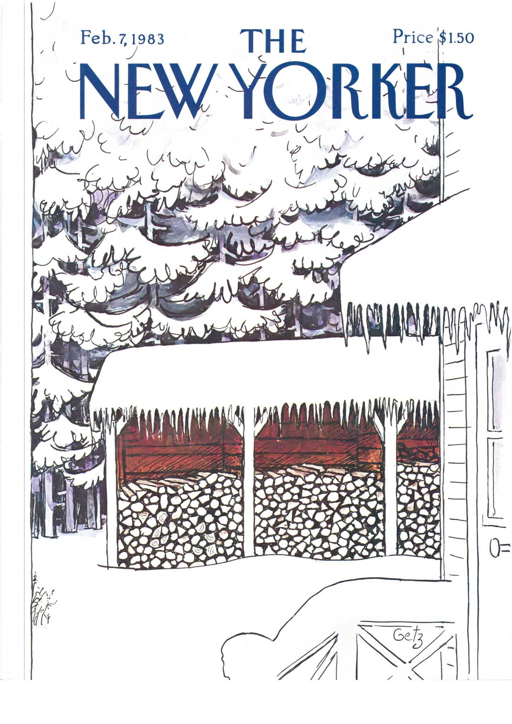 Журнал The New Yorker 07-02-1983, обложка