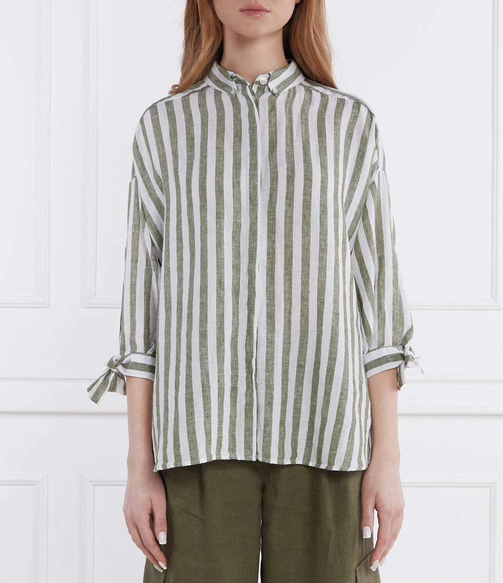 Льняная рубашка RIANI - зеленый(445640-4271)