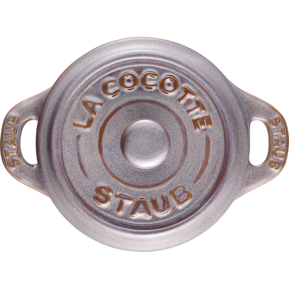 STAUB Мини-кокотница 200мл 10см серый