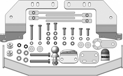 Фаркоп с эл-кой Smart для Toyota Land Cruiser 200 (Excalibur и Executive)(оцинкованный)(паспорт и сертификат в комплекте) 92510-FE.Motodor