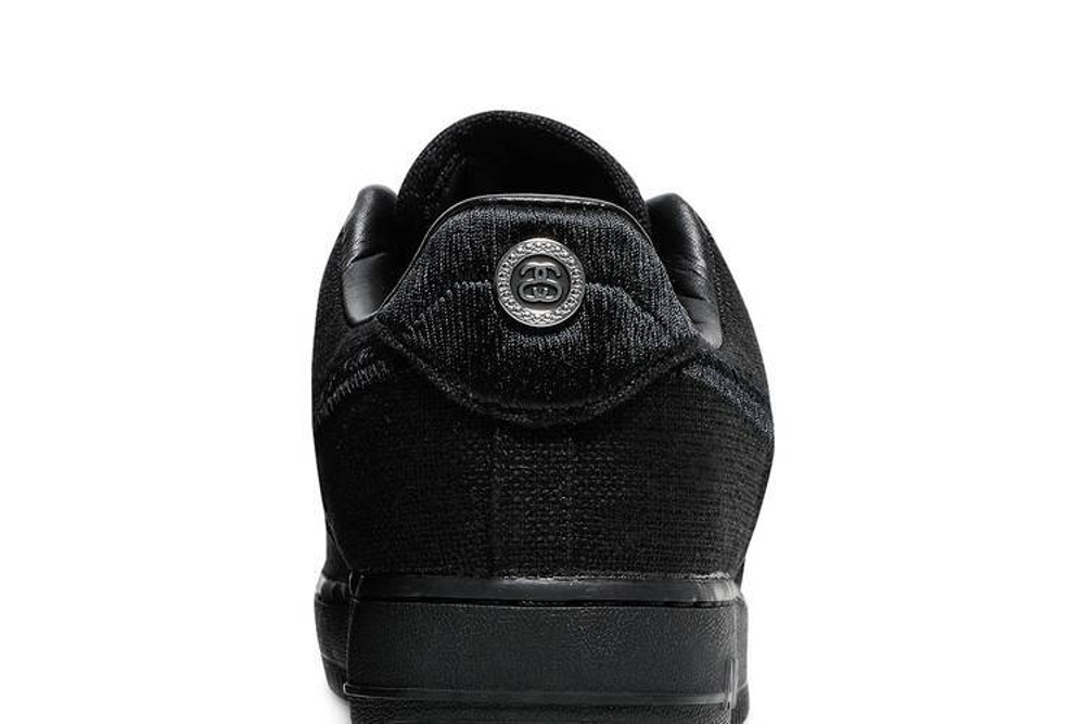 Кроссовки Stussy X Nike Air Force 1 Low "Triple Black"
