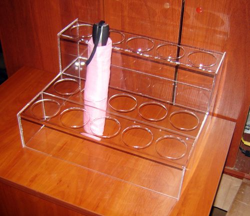 Подставка под зонтики на 15 шт акриловая