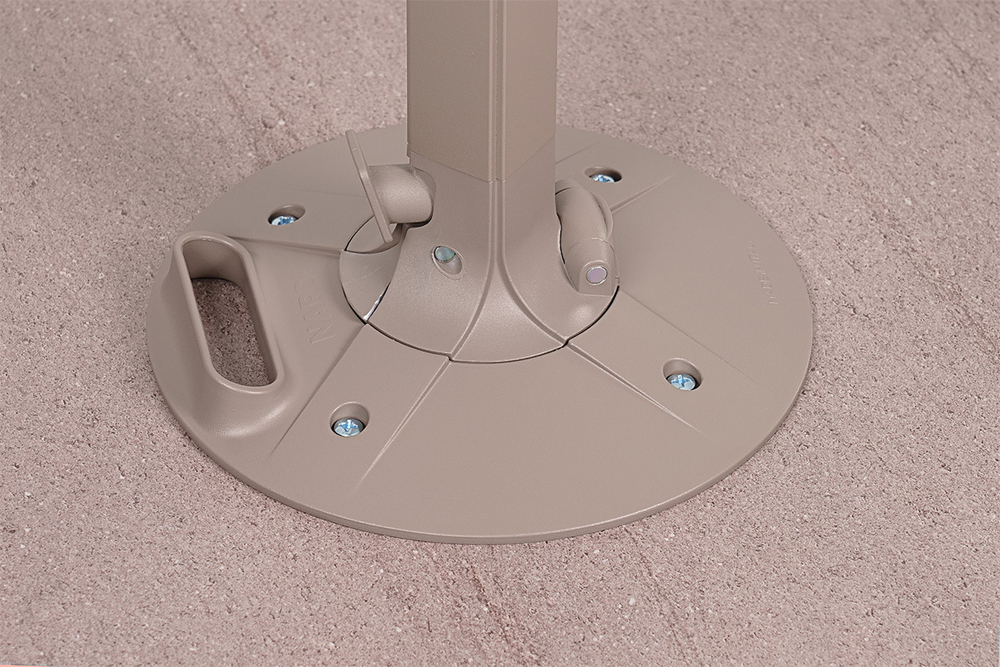 Стол складной квадратный Frasca Mini 70*70, тортора (база + столешница)