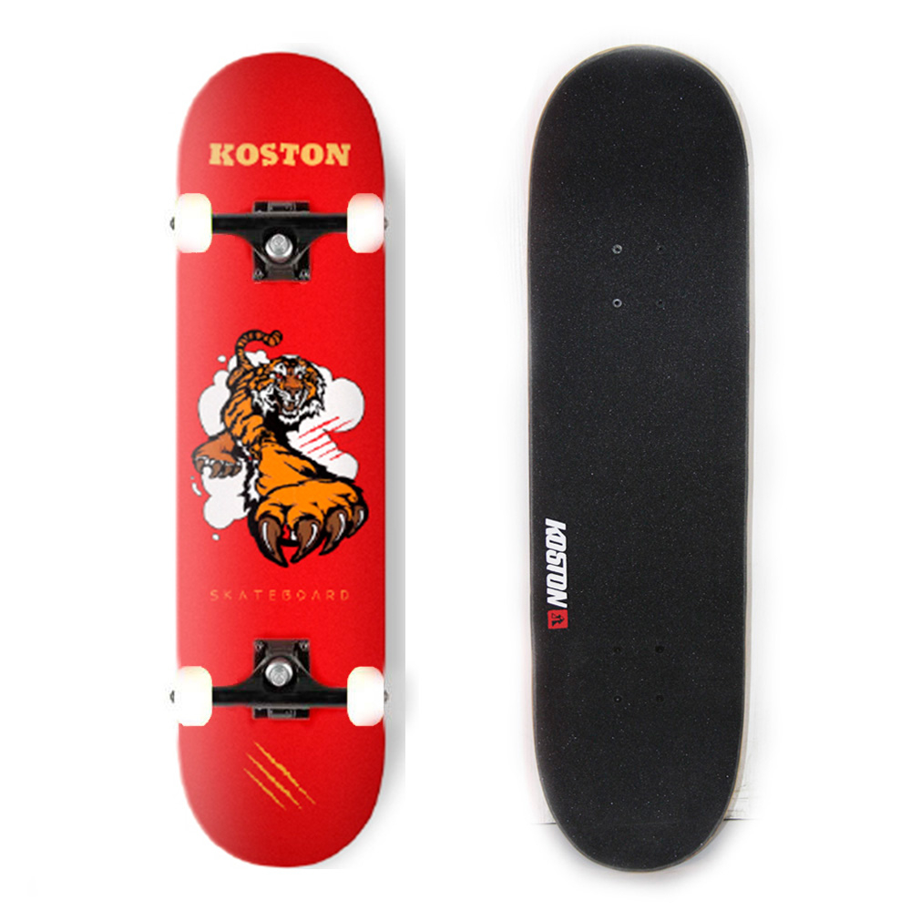 Комплект скейтборд Koston Road Warior  8.25 красные траки