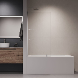 Шторка на ванну с полкой RGW SC-53