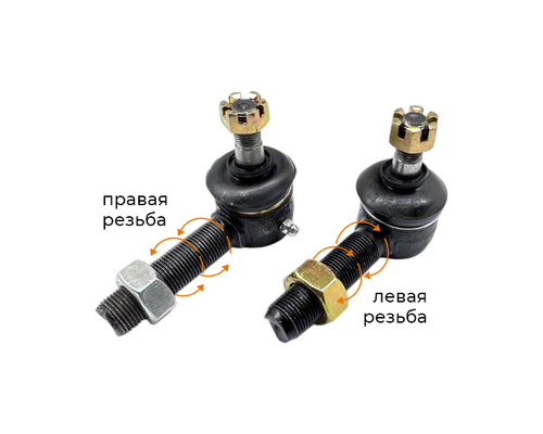 Рулевой наконечник М18*1,5 мм (пара левая/правая резьба) конус 12/14 мм