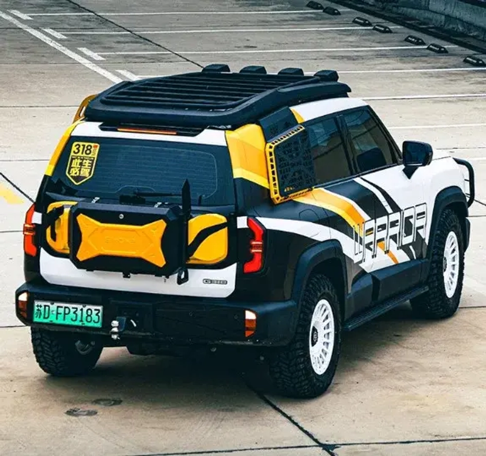 Платформа на крышу с боковой лестницей и ящиком хранения для Changan Deepal G318 2024+ чанган депал