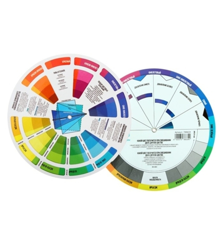 Цветовой круг Иттена Calligrata, диаметр 18 см