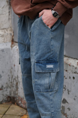 Джинсы KUL'TURA Cargo Голубой