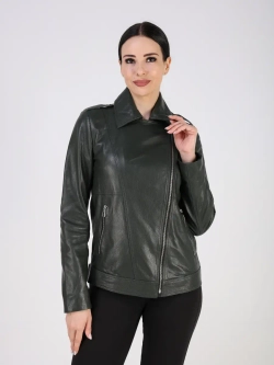 Кожаная куртка демисезонная косуха