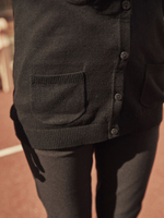 Кардиган школьный удлиненный с карманами для девочки Next 534-128, Черный