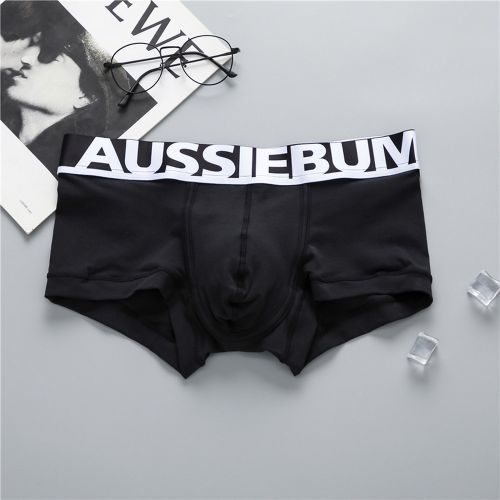 Мужские трусы боксеры черные AUSSIEBUM